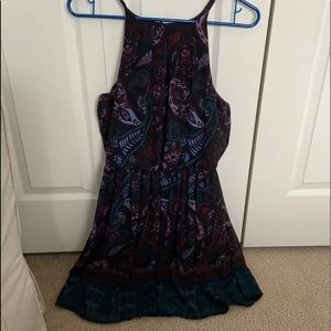 Paisley halter dress